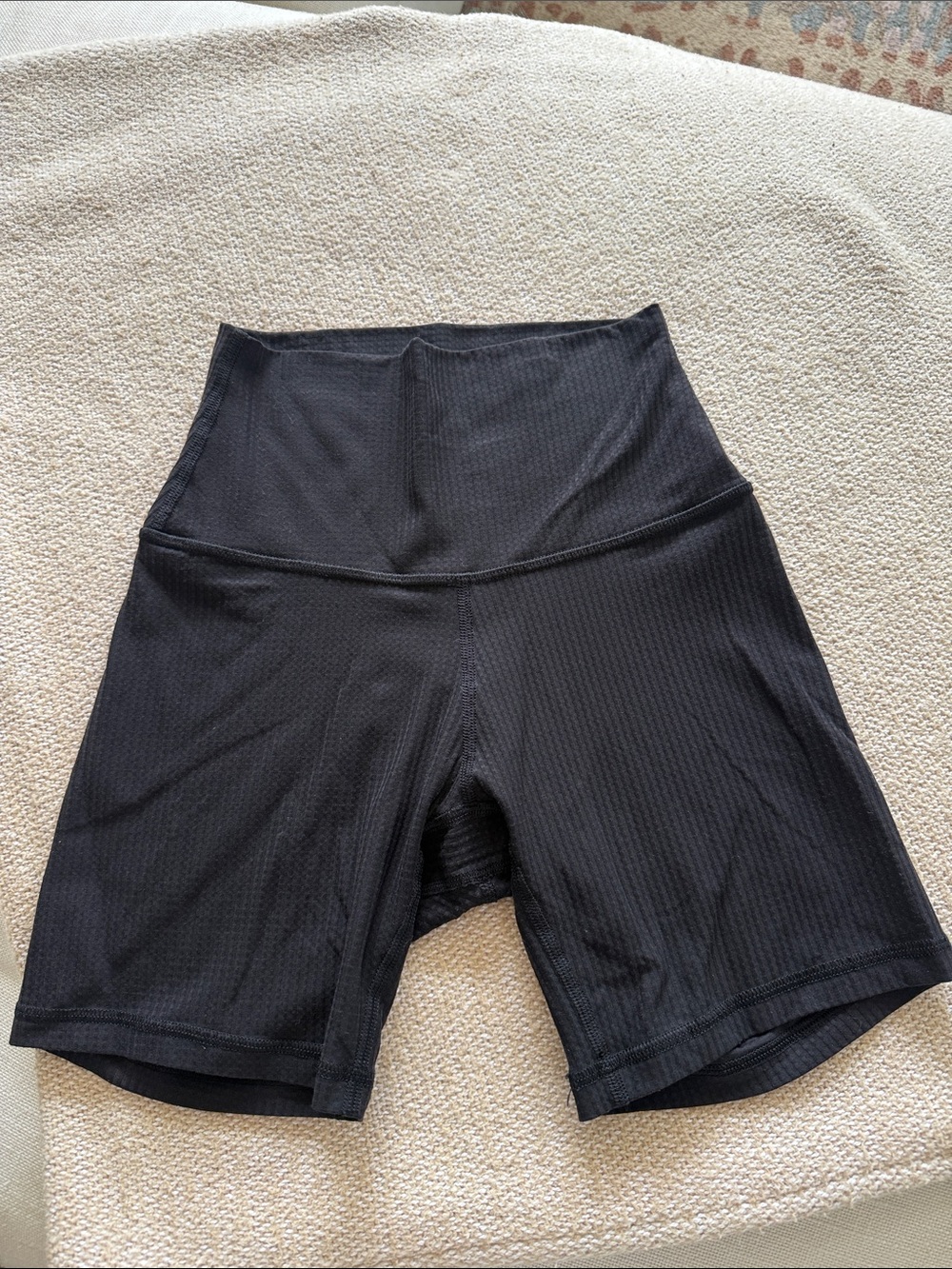 lululemon athletica Black High-Rise Bike Shorts 6”